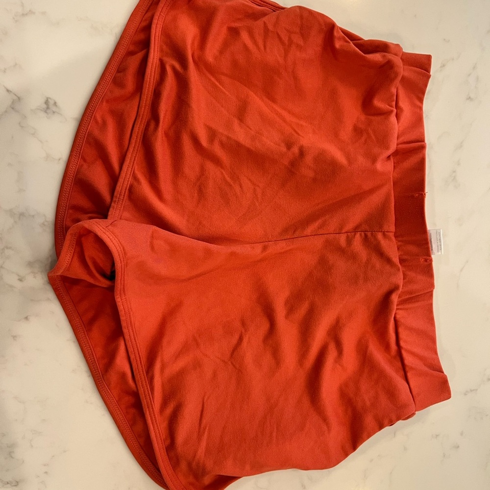 Orange Senita Lounge shorts